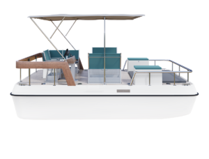 Modern electric paddle boat
