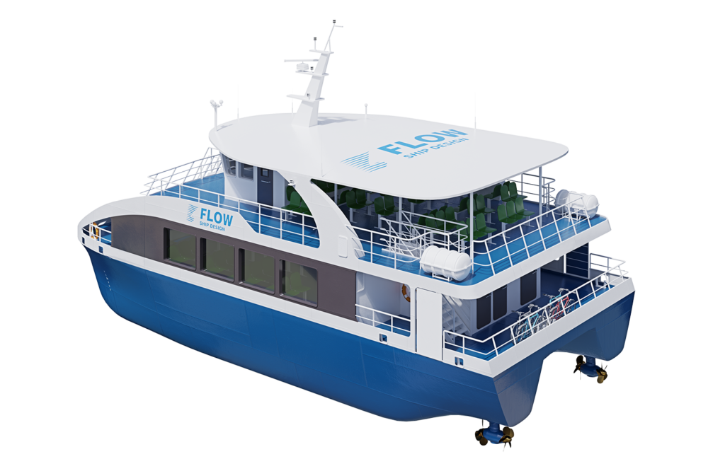 Ferry ship visualization in 3D