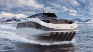Fast ferry Norway 3D visualization