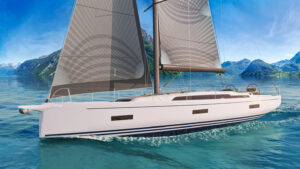 3D sailing yacht rendering - Arcona 50 by Jeppesen & Pons